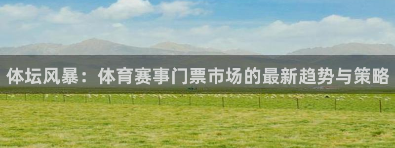 体坛风暴：体育赛事门票市场的最新趋势与策略