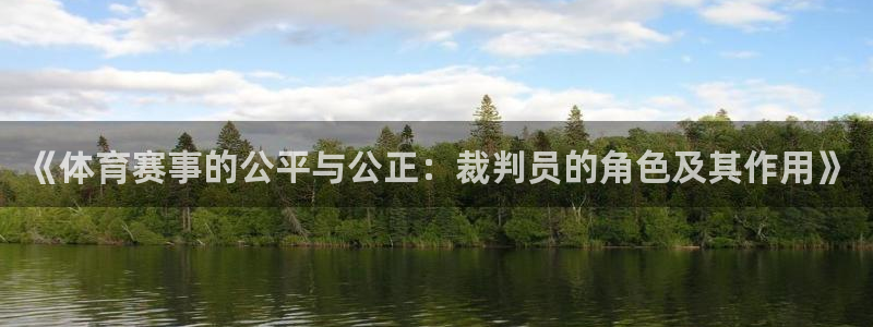 《体育赛事的公平与公正：裁判员的角色及其作用》